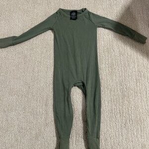 Little Sleepies Olive Crescent Zippy